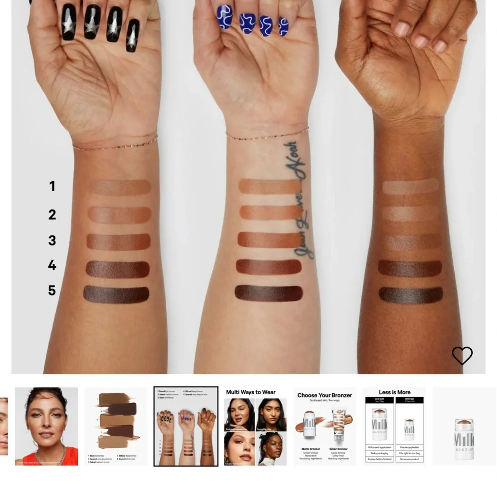 Milk Makeup Tan Bronzer Stick for Effortless Contouring